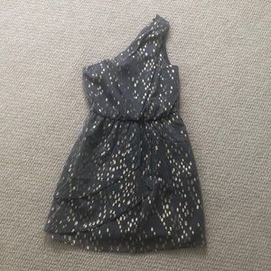 BCBG one shoulder cocktail dress